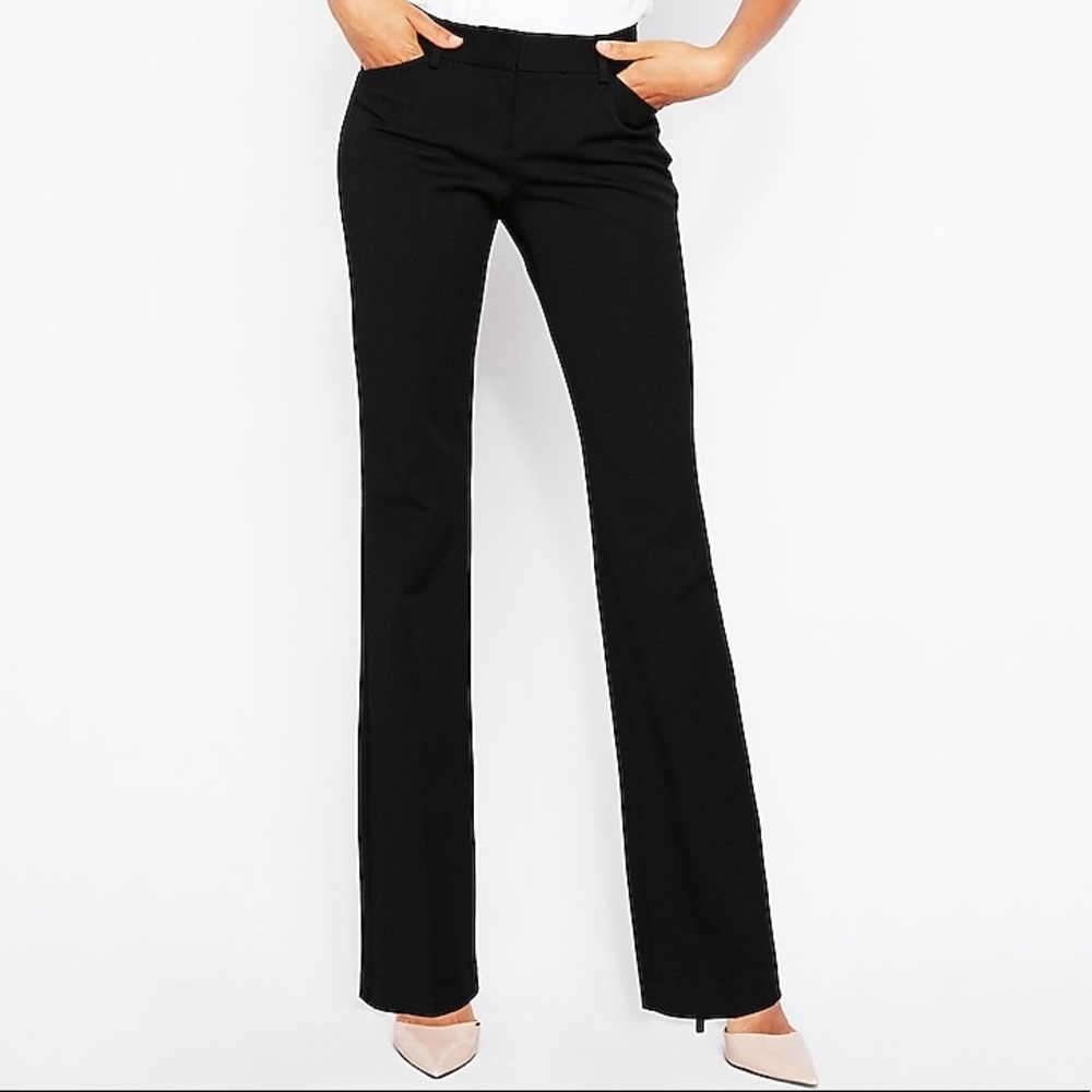 Express Editor Black Barely Boot Black Pant